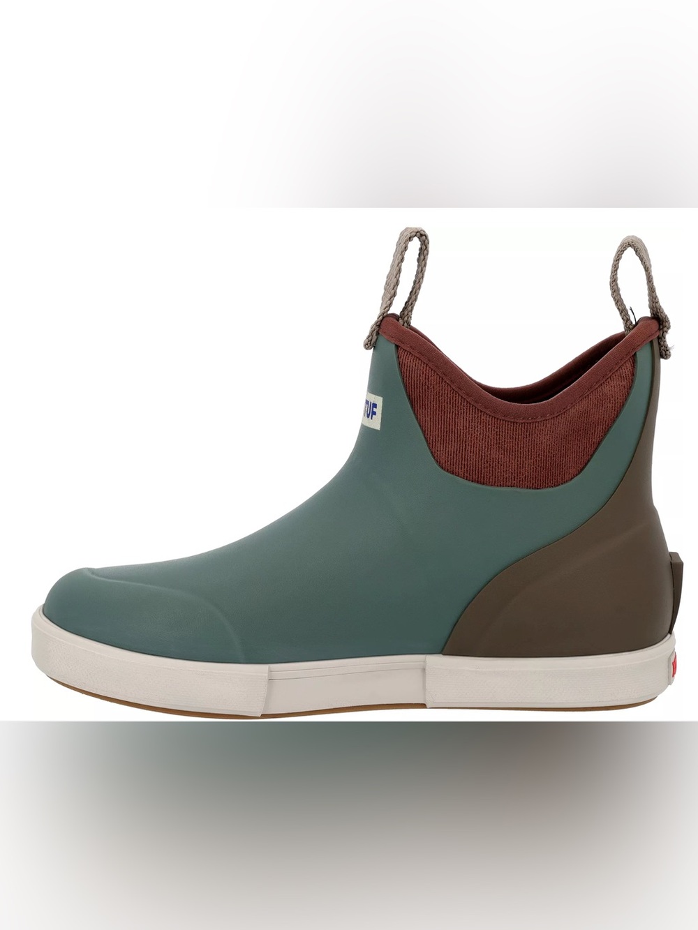 Waterproof Green & Brown Women's Slip-On Ankle Boot